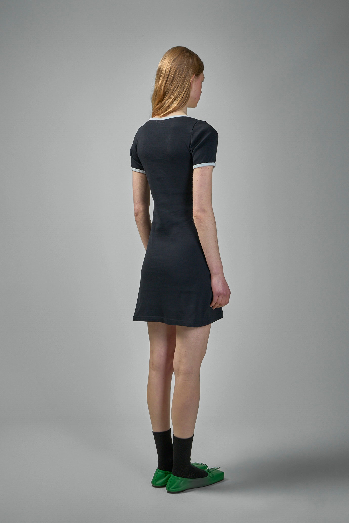 Holistic Contrast Mini Dress