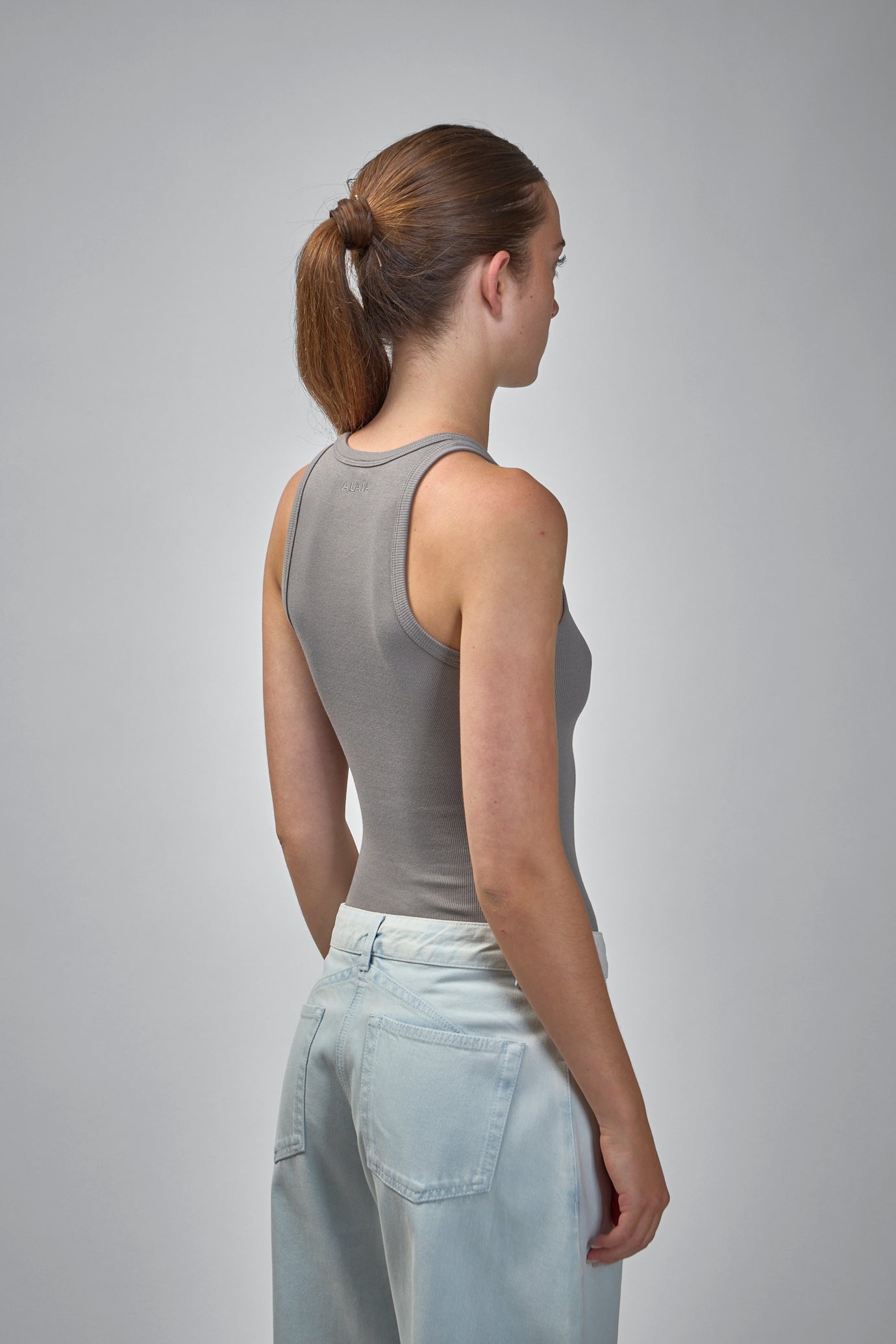 Sculpting Rib Jersey Bodysuit