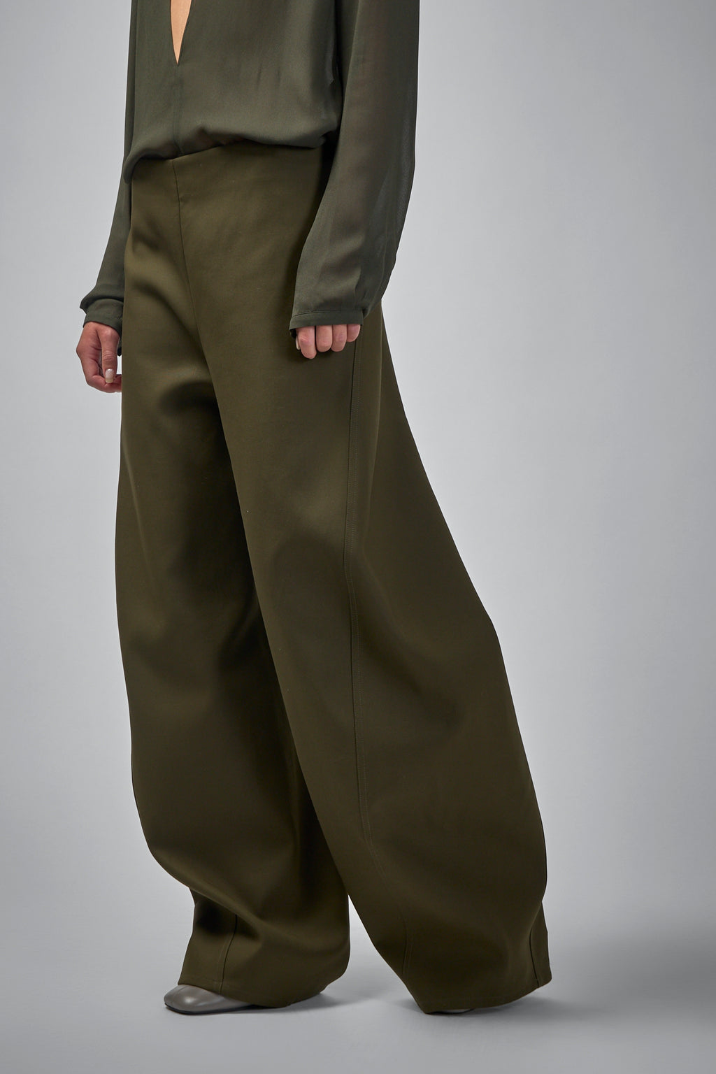 Double Cotton Round Pants