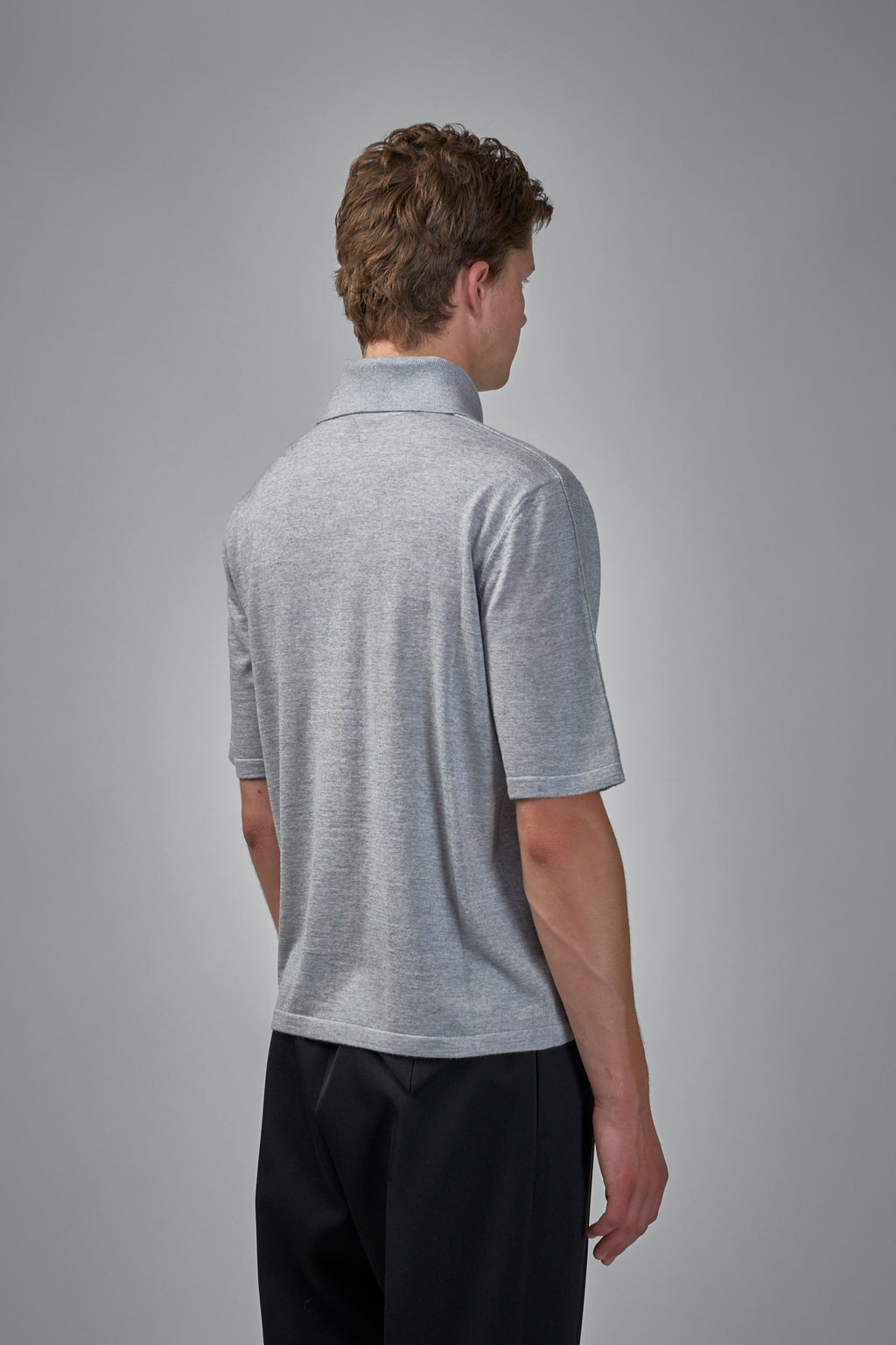 Polo Zig Zag Detail Knit