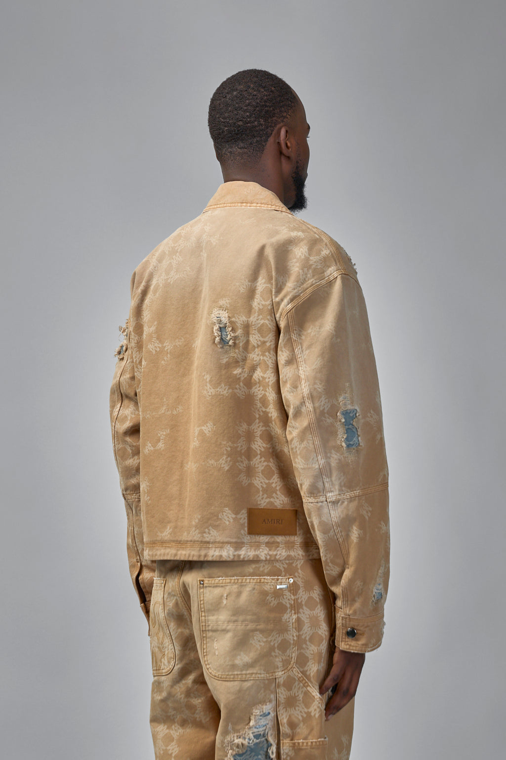 Denim Repair Logo-Monogram Jacket