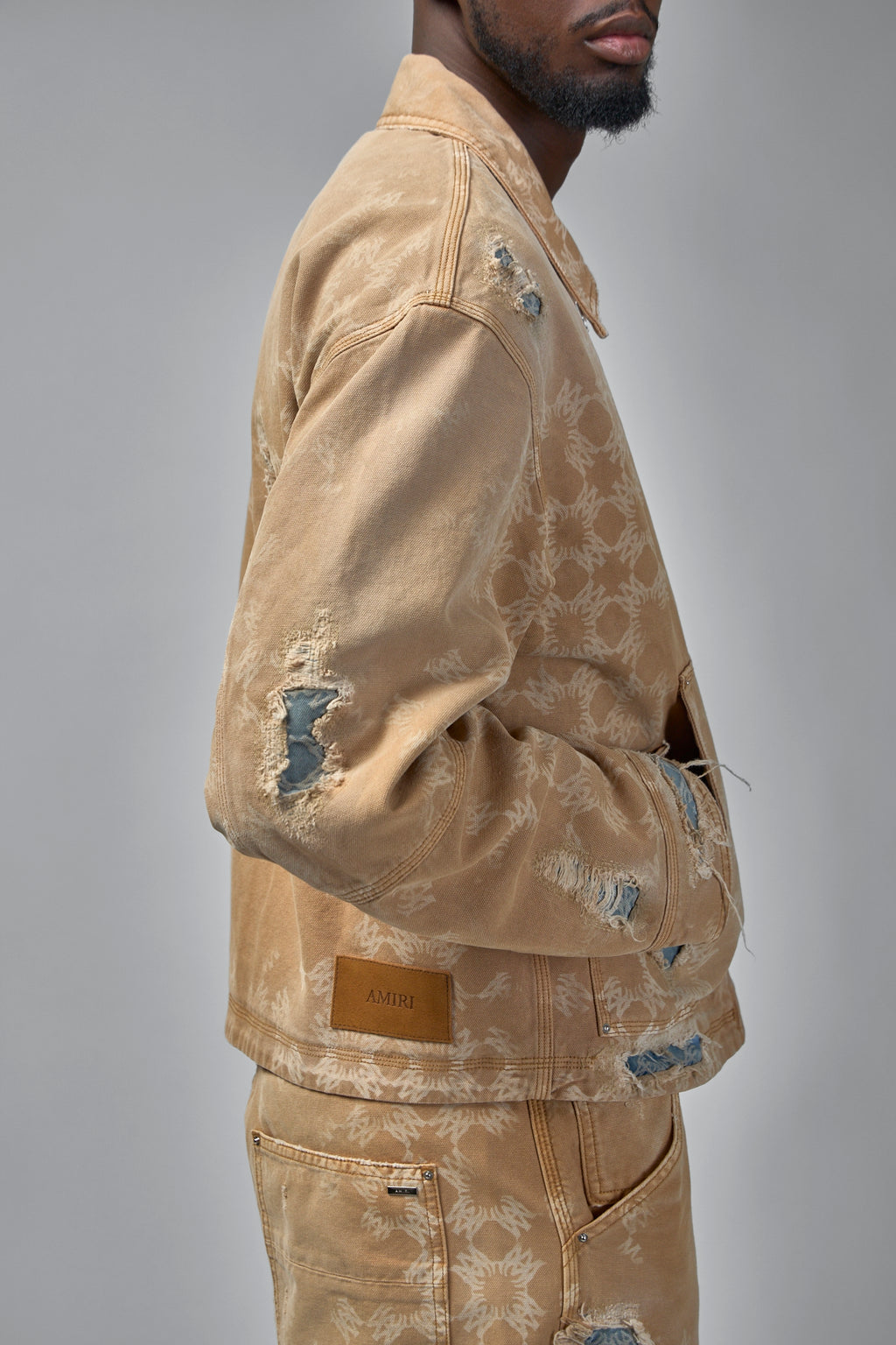 Denim Repair Logo-Monogram Jacket