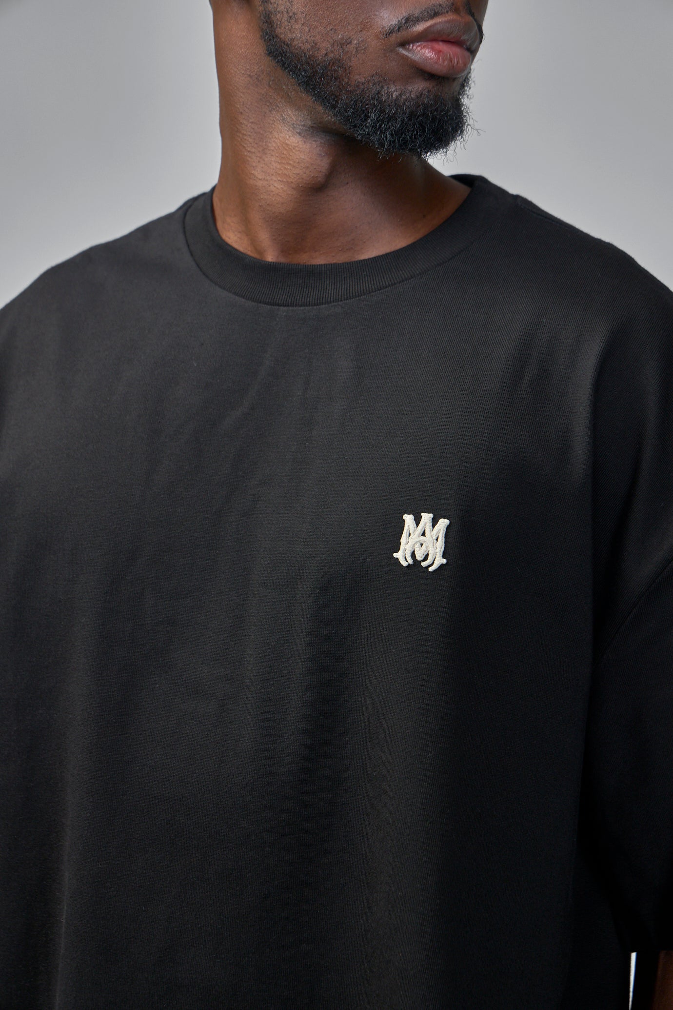 MA Skater Logo Embroidered Crewneck T-Shirt