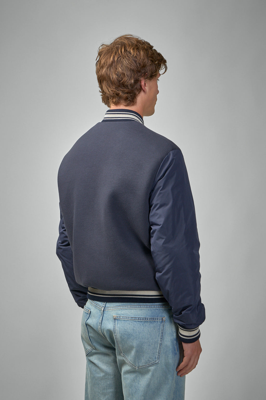 Vennes Reversible Down Bomber Jacket