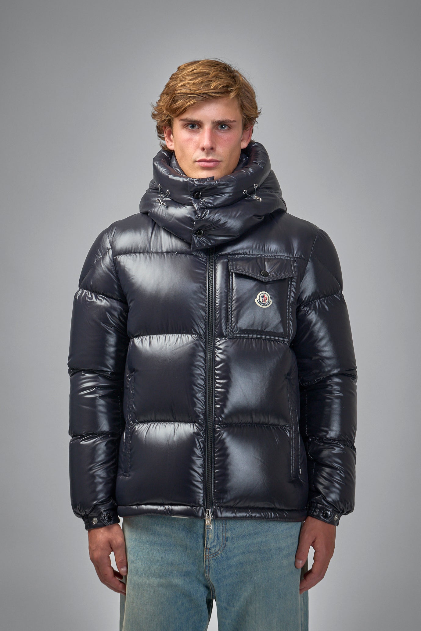 Montbeliard Hooded Short Down Jacket