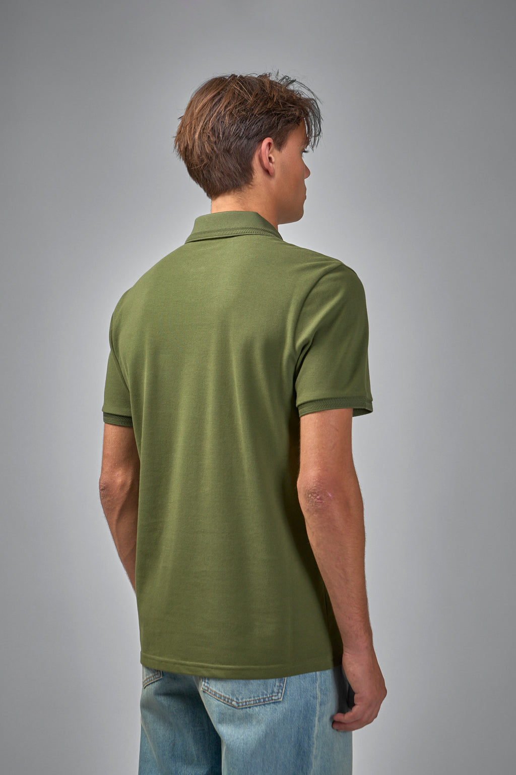 Embroidered Logo Cotton Piquet Polo Shirt