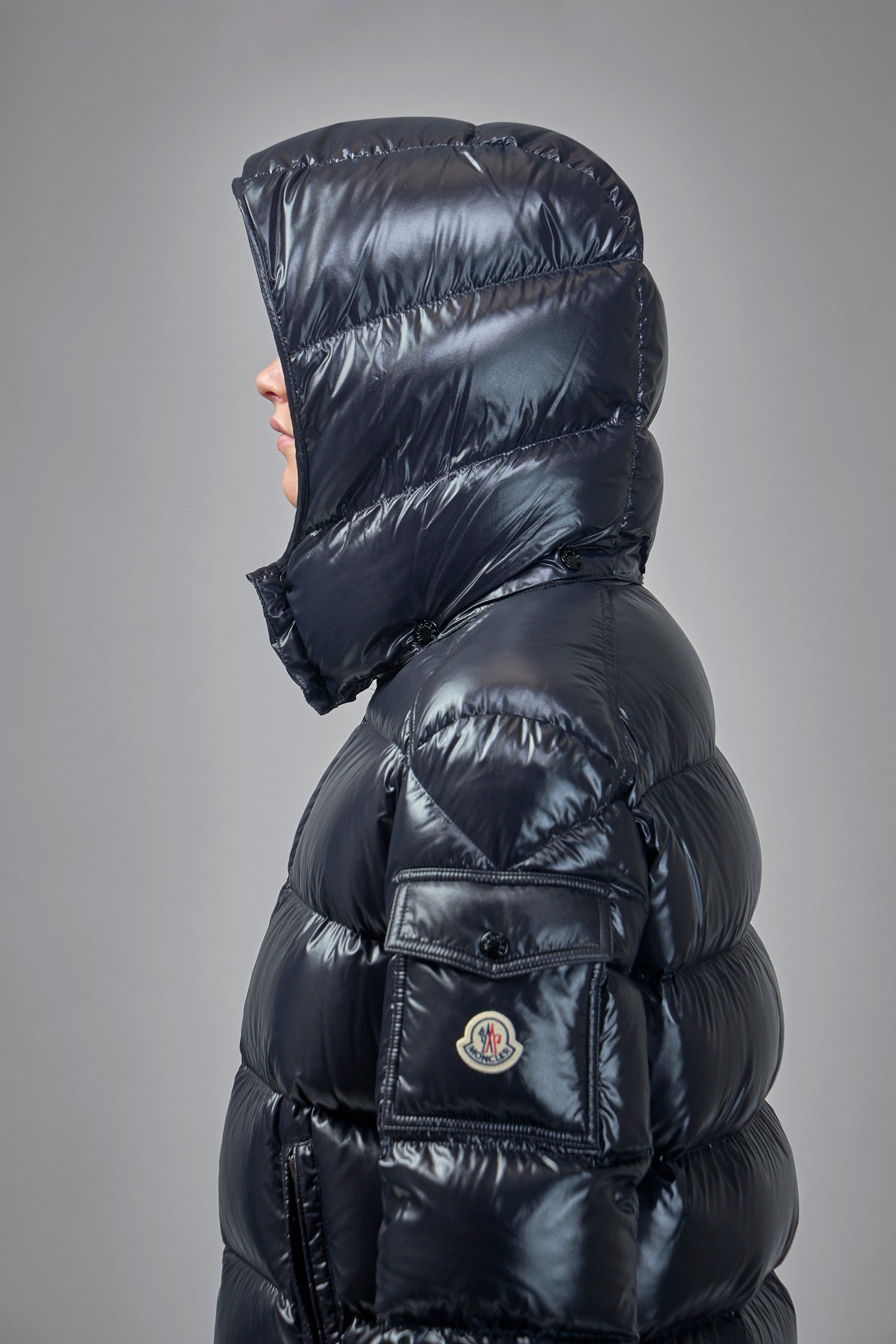 Maire Hooded Short Down Jacket