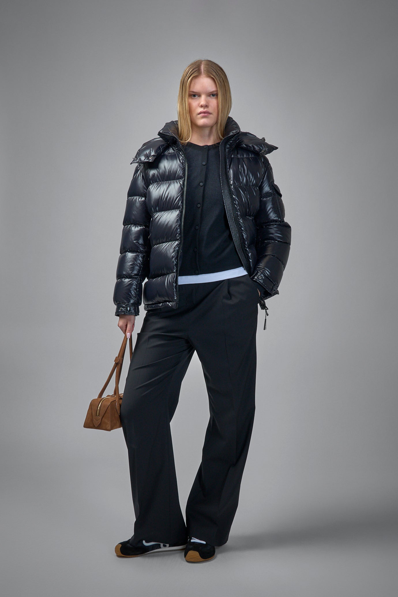 Maire Hooded Short Down Jacket