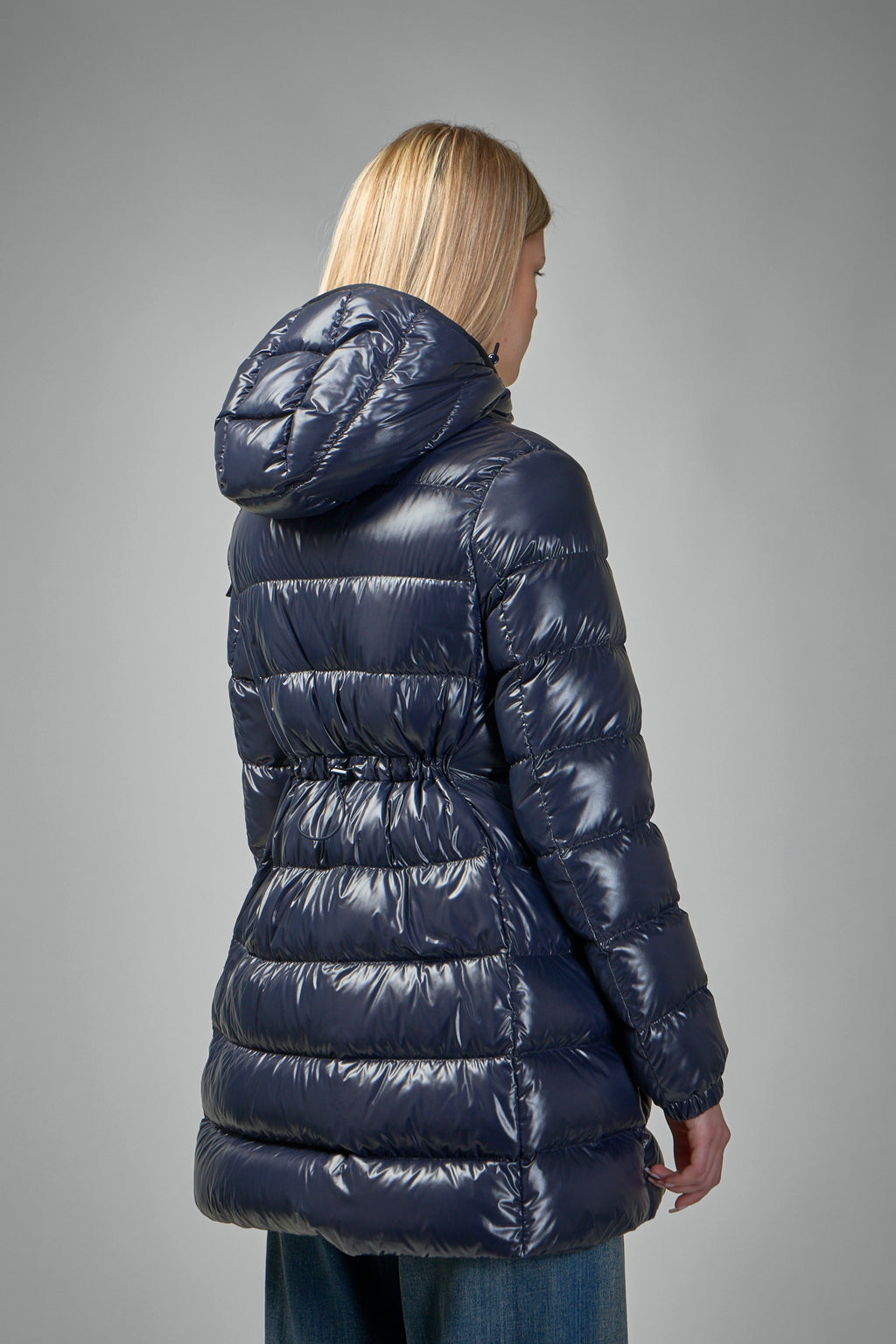 Courcelles Hooded Mid-Length Down Jacket
