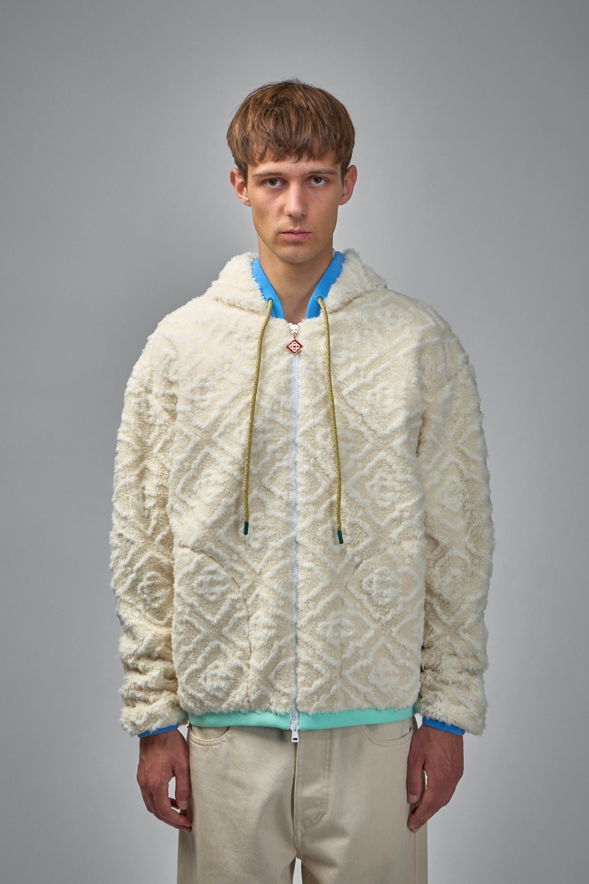 Mens Monogram Fleece Jacket