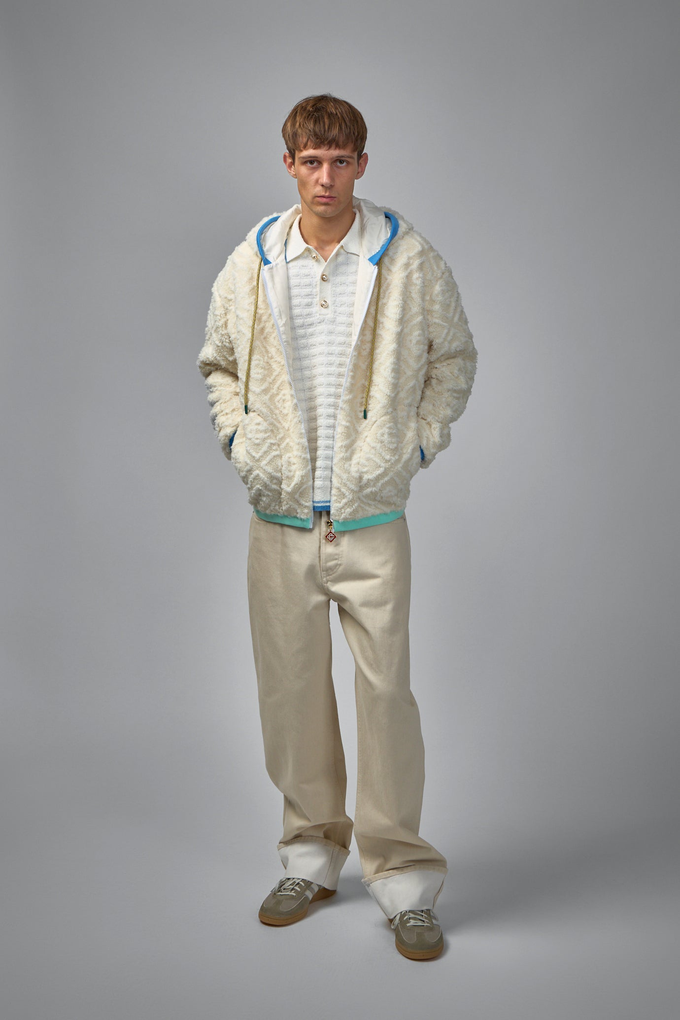 Mens Monogram Fleece Jacket