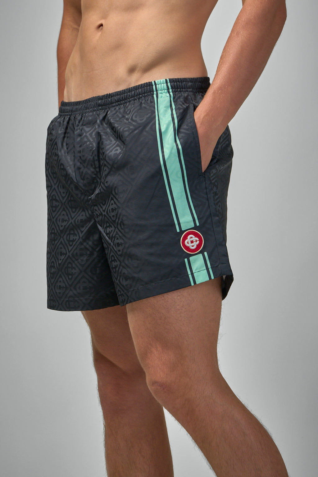 Mens Jacquard Printed Swimshorts