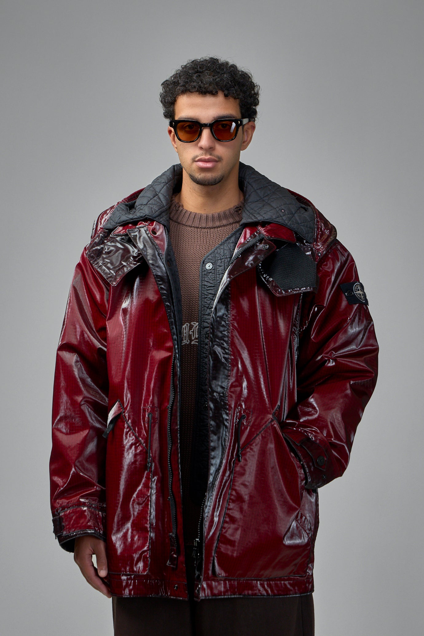 Uneven Ripstop Prismatico Hooded Parka