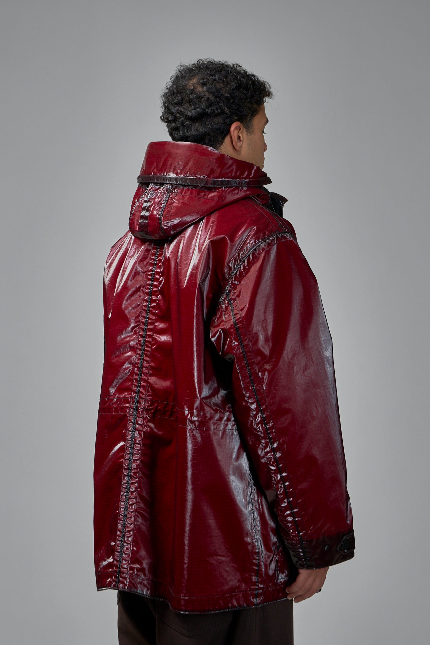 Uneven Ripstop Prismatico Hooded Parka