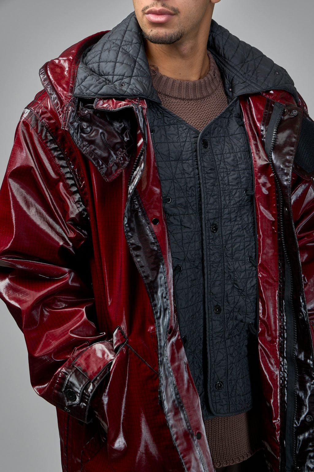 Uneven Ripstop Prismatico Hooded Parka