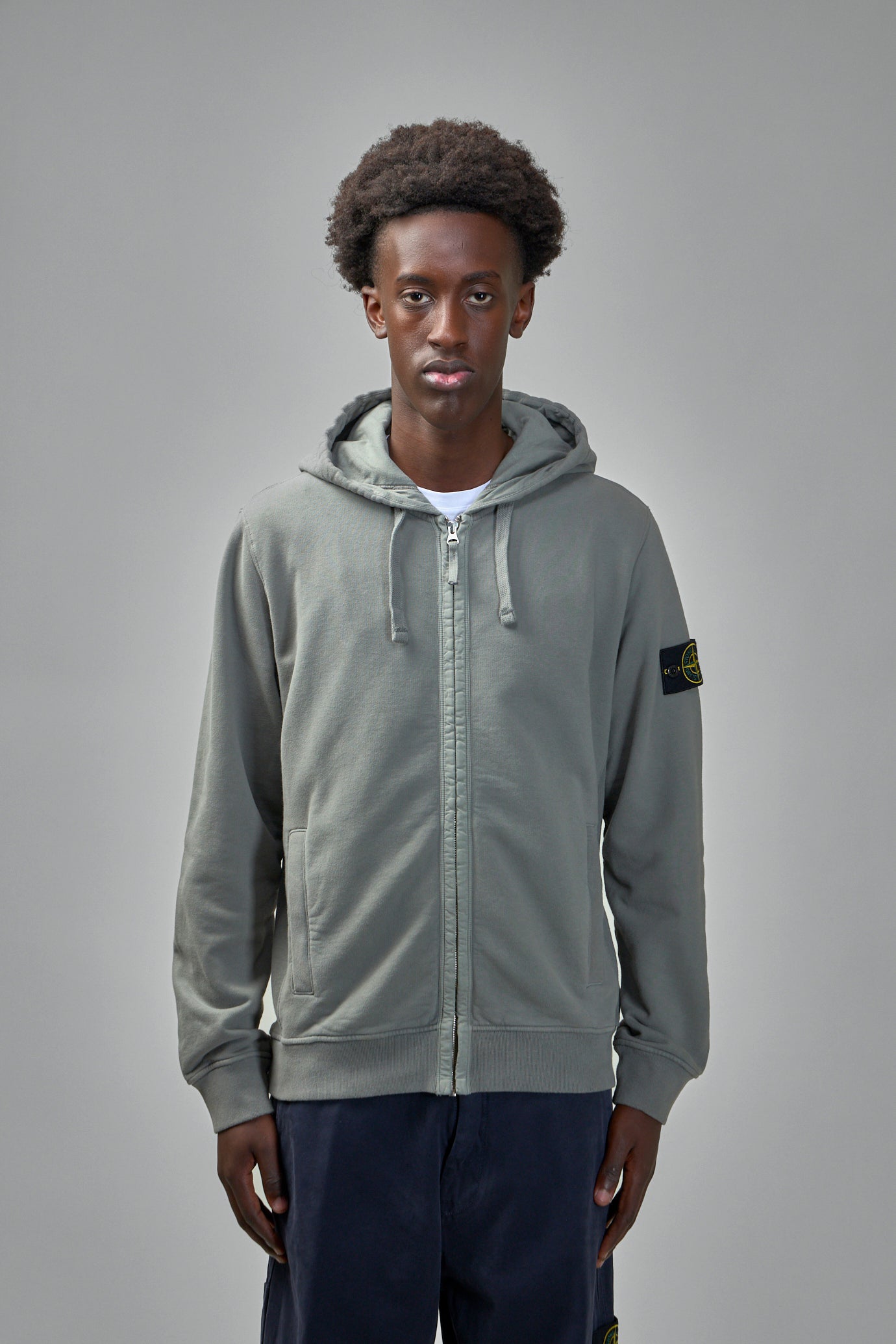 Regular Fit Hooded Zip-Up Sweatshirt