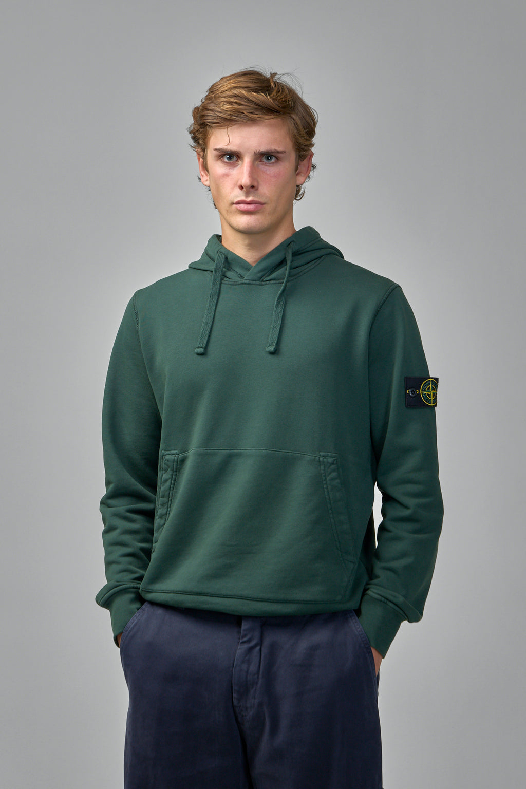 Regular Fit Hooded Sweatshirt with Pouch Pocket