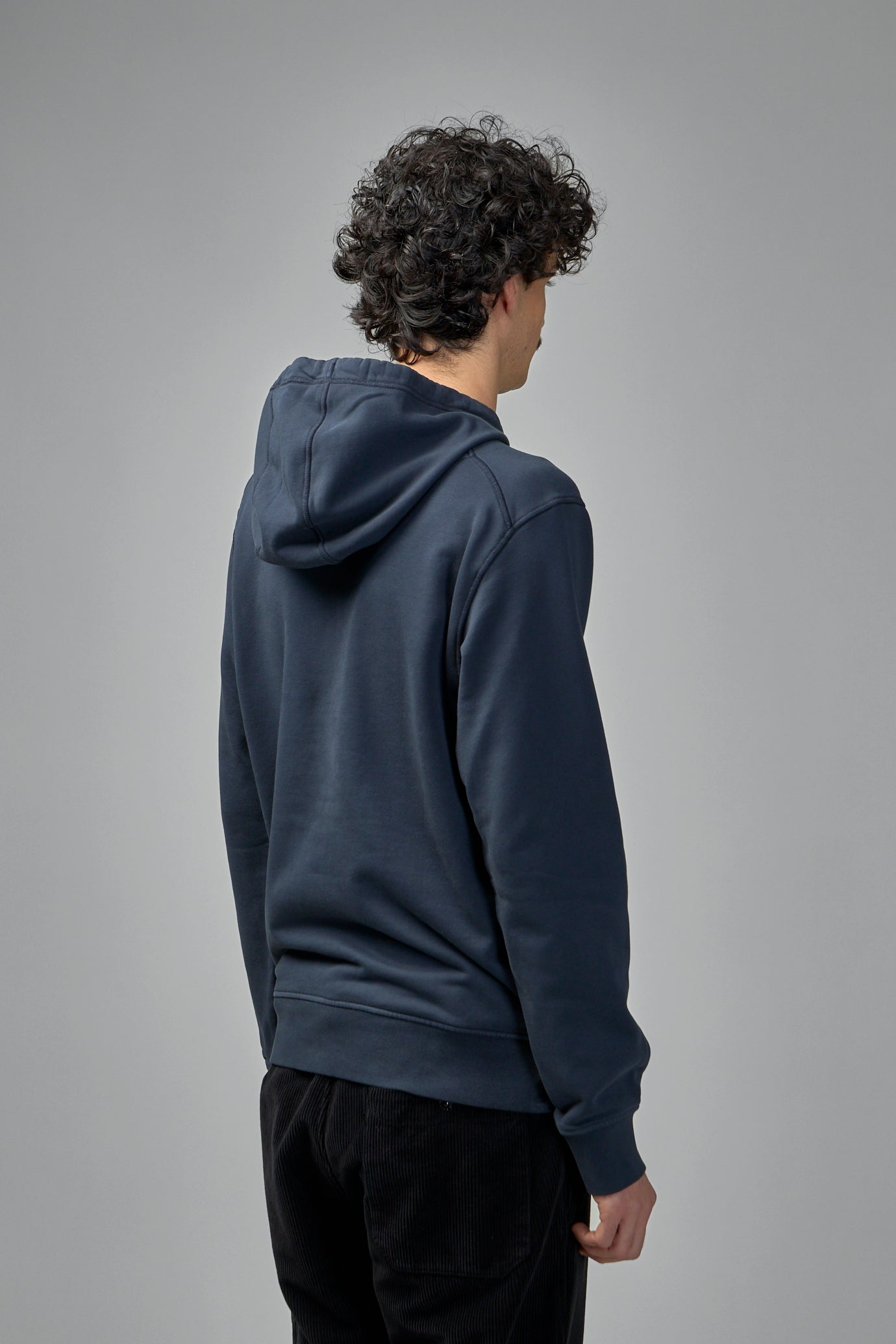Hooded Zipper-Up Sweatshirt