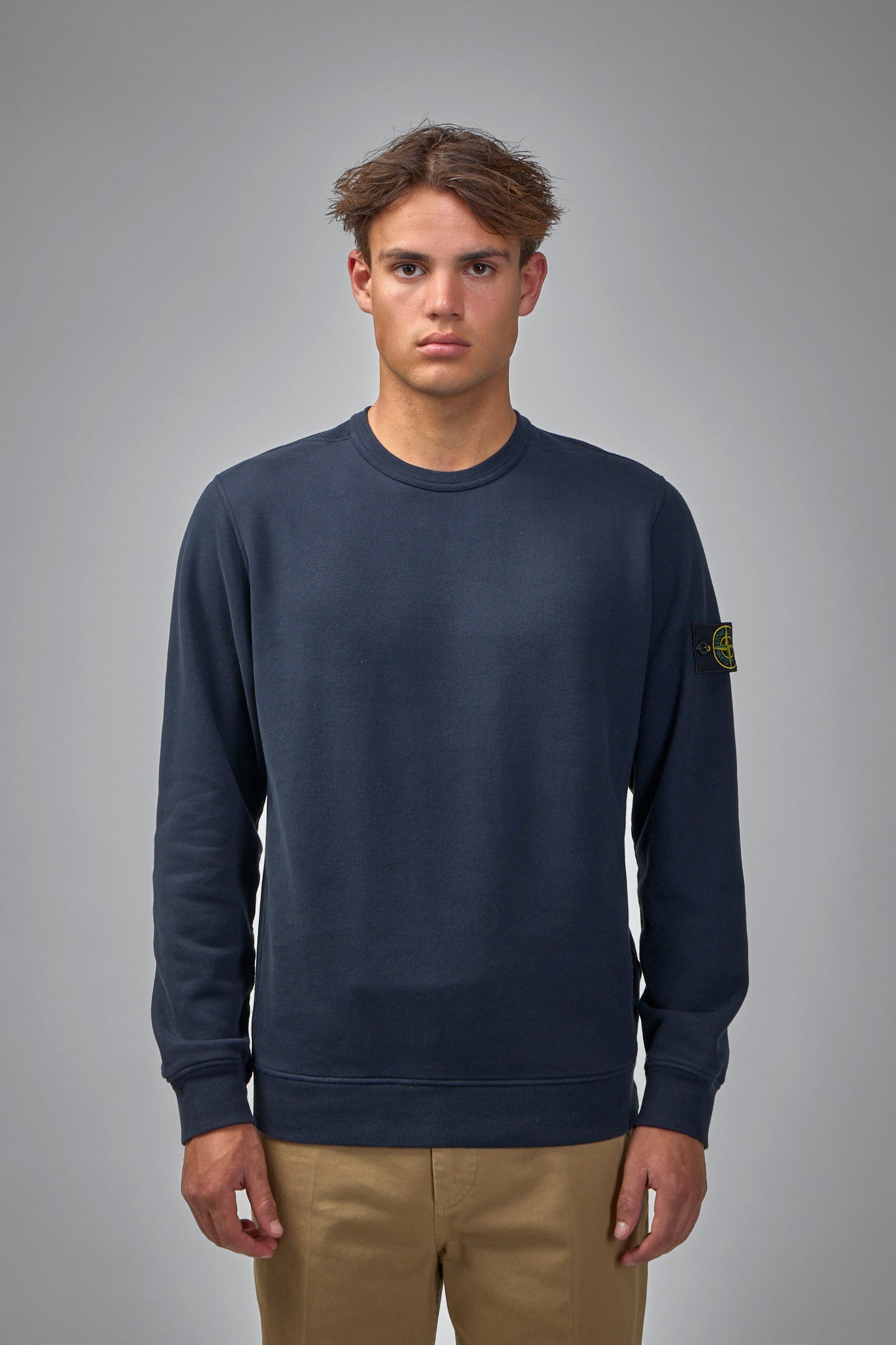 Compass Badge Cotton Sweatshirt