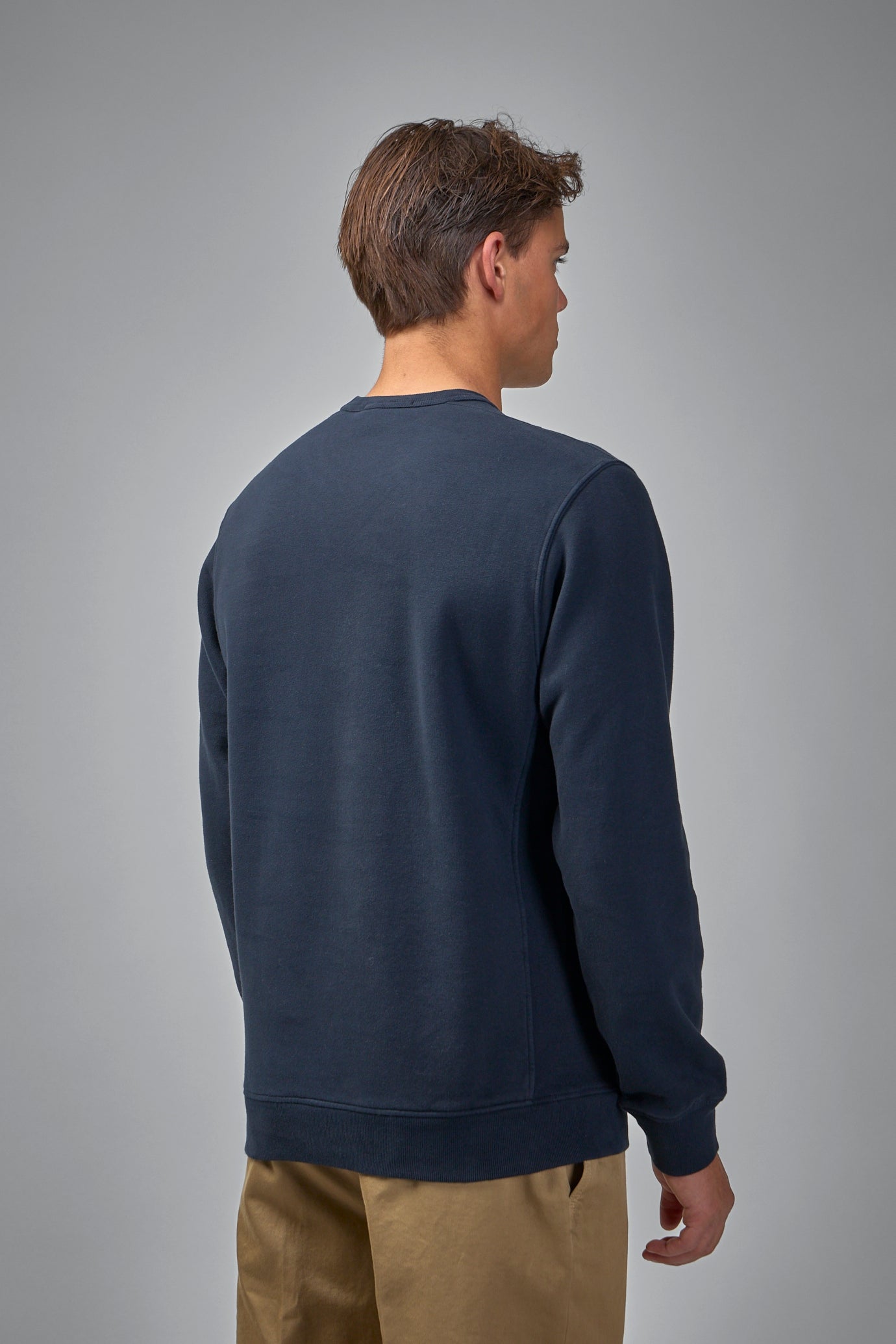 Compass Badge Cotton Sweatshirt