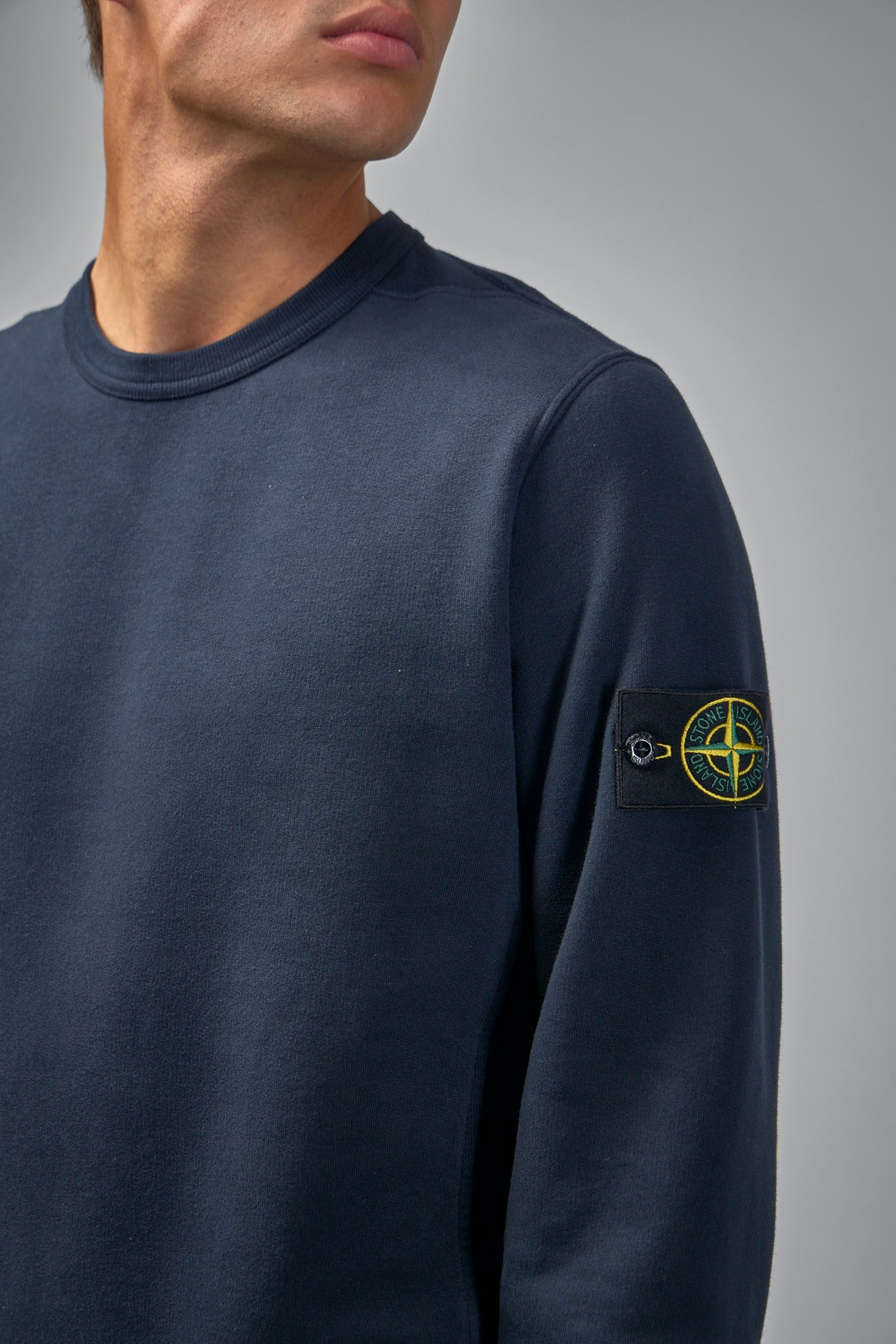 Compass Badge Cotton Sweatshirt