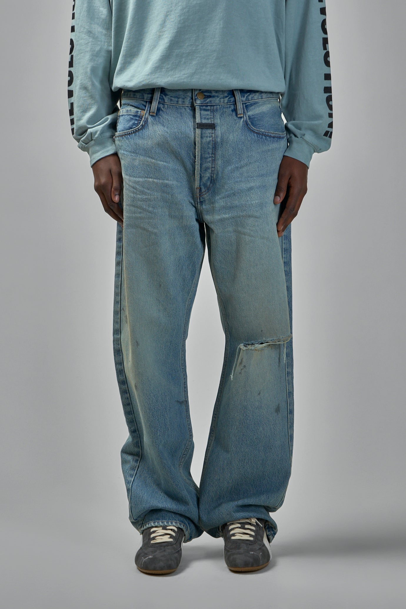 Straight 5 Pocket Jean