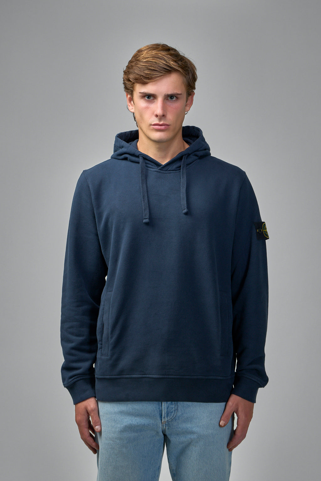 Regular Fit Hooded Sweatshirt with Pouch Pocket