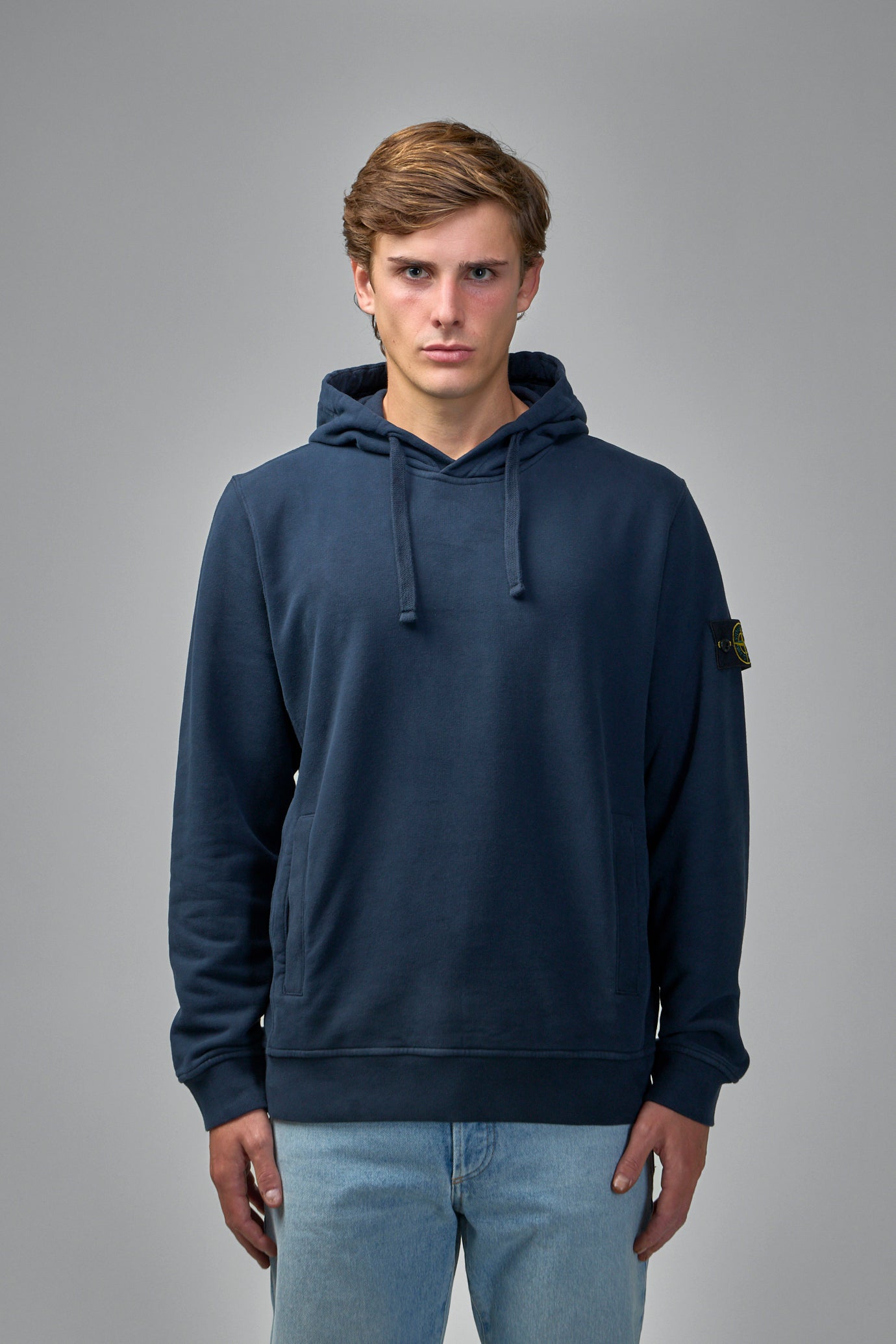 Regular Fit Hooded Sweatshirt with Pouch Pocket