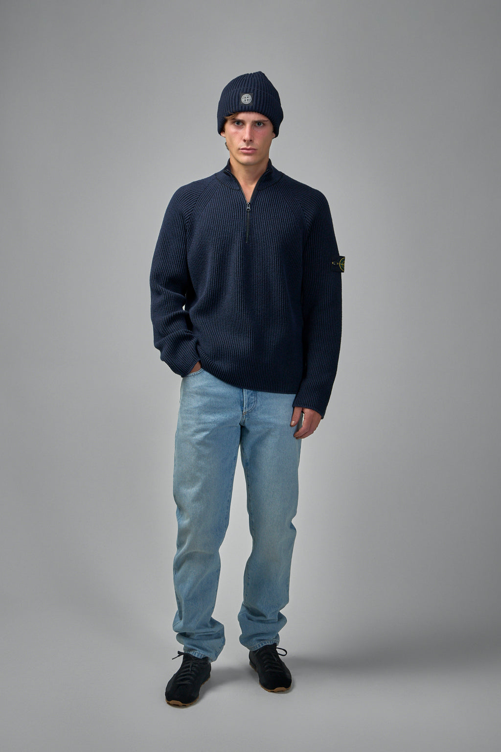 Long Sleeve Slim Fit Polo Shirt