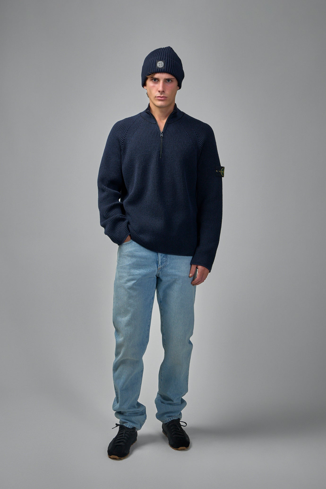 Long Sleeve Slim Fit Polo Shirt