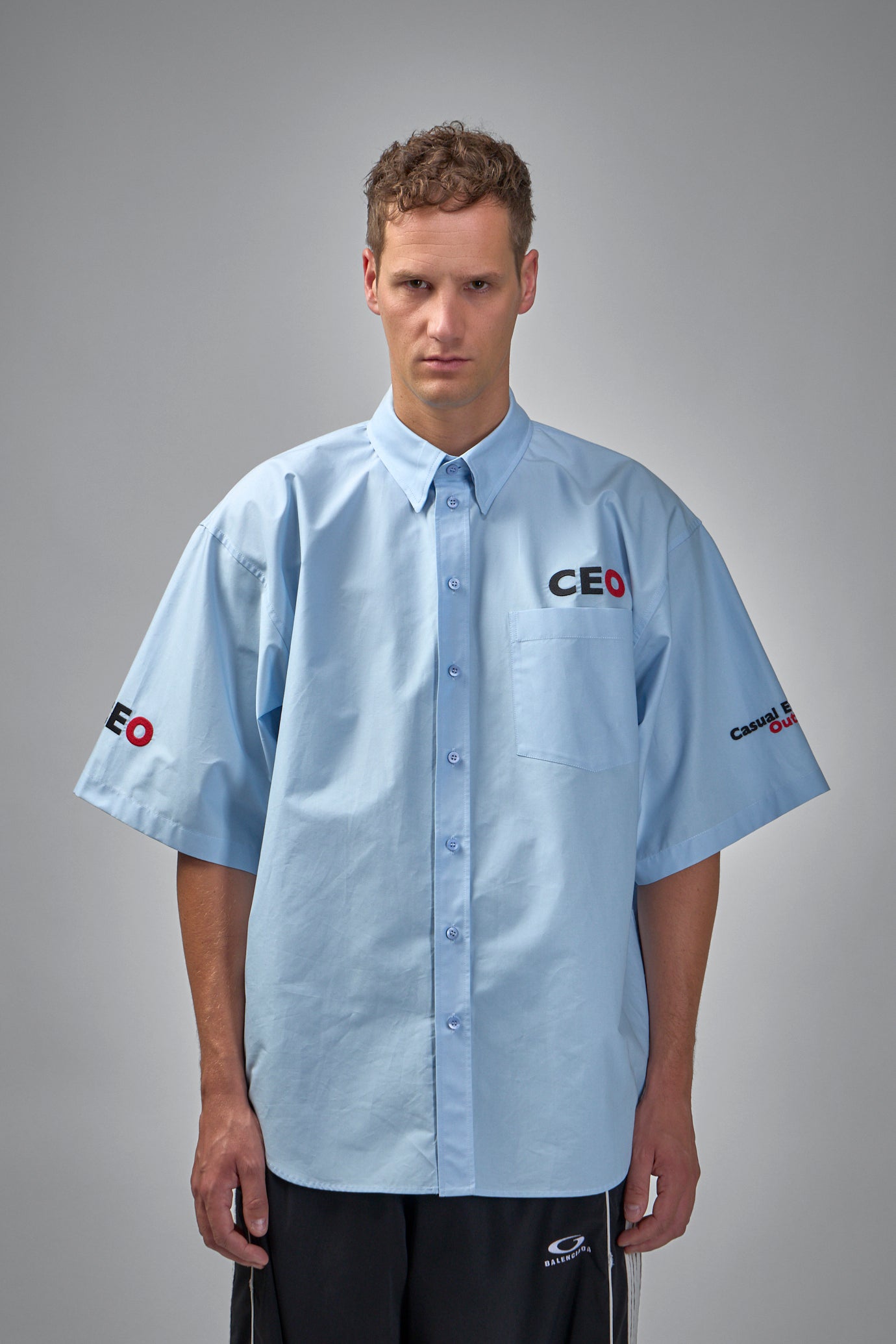 Short Sleeve Oversized Shirt