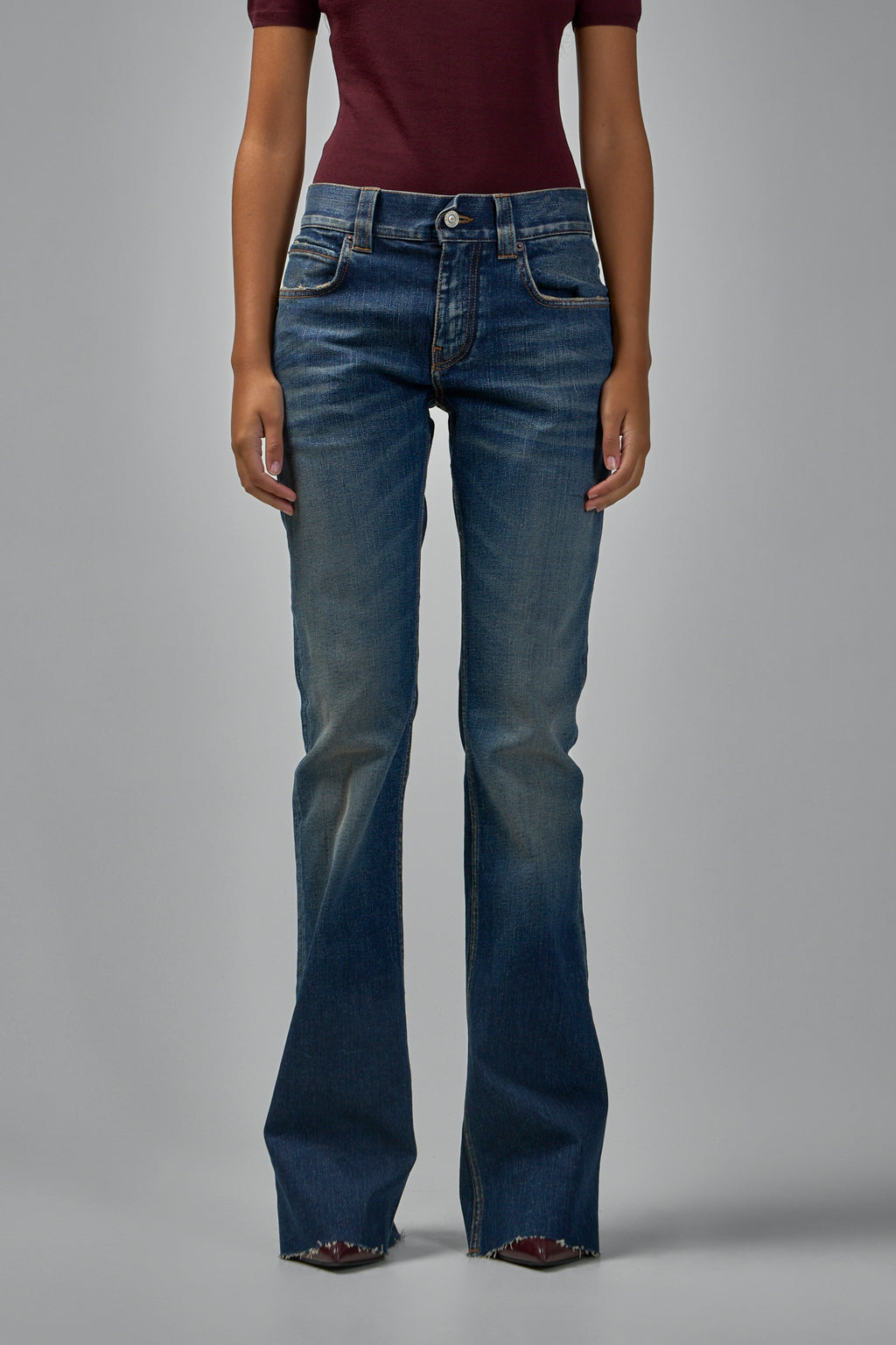 Slim Fit Bootcut Pants