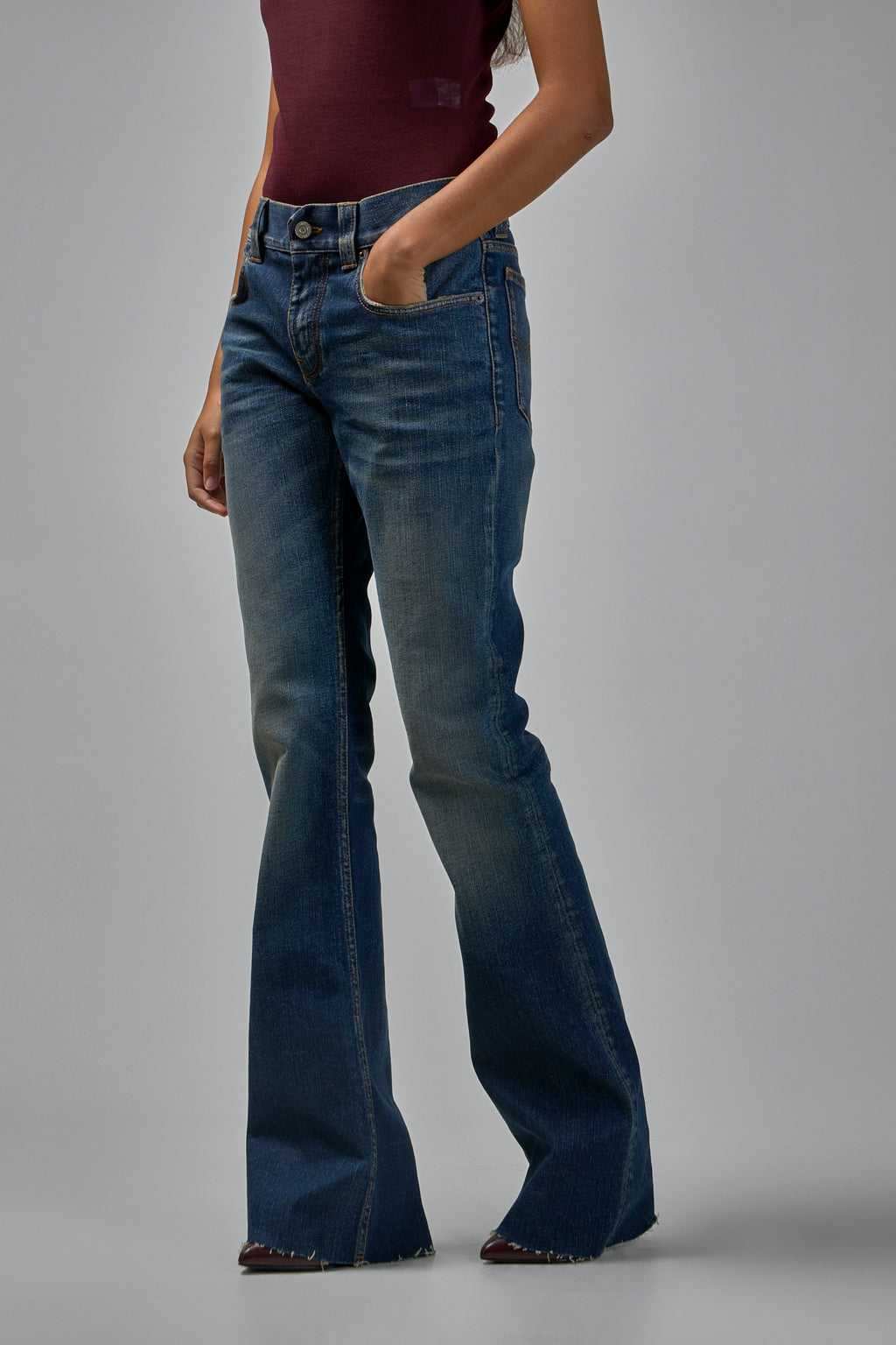 Slim Fit Bootcut Pants