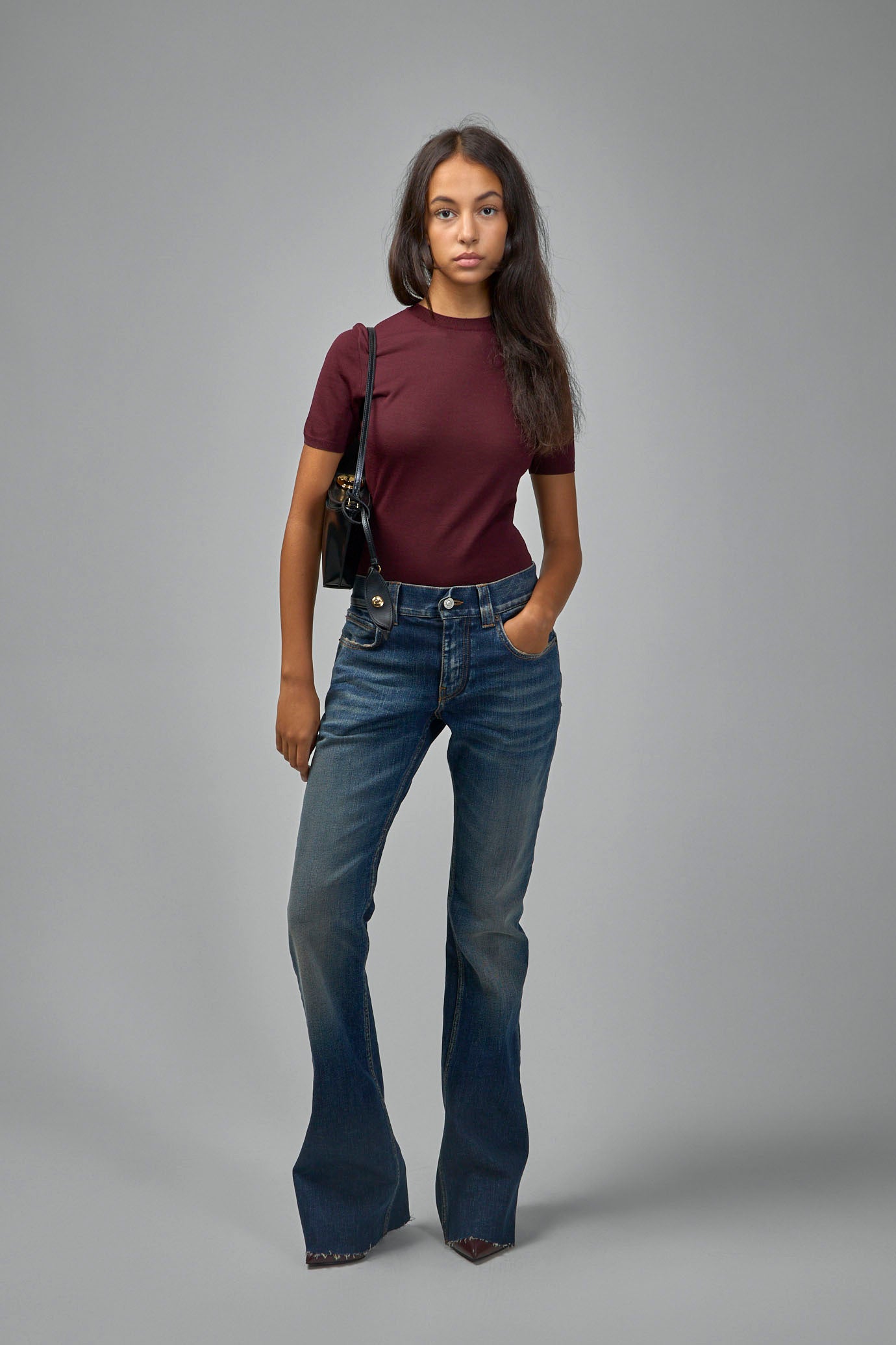 Slim Fit Bootcut Pants