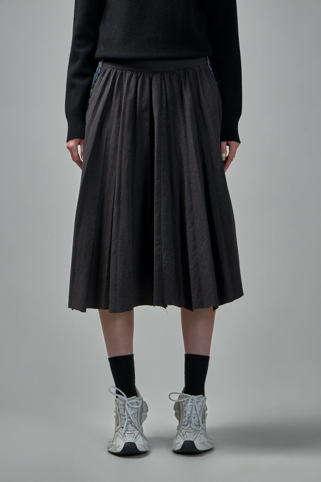 Hybrid Pleated Skirt