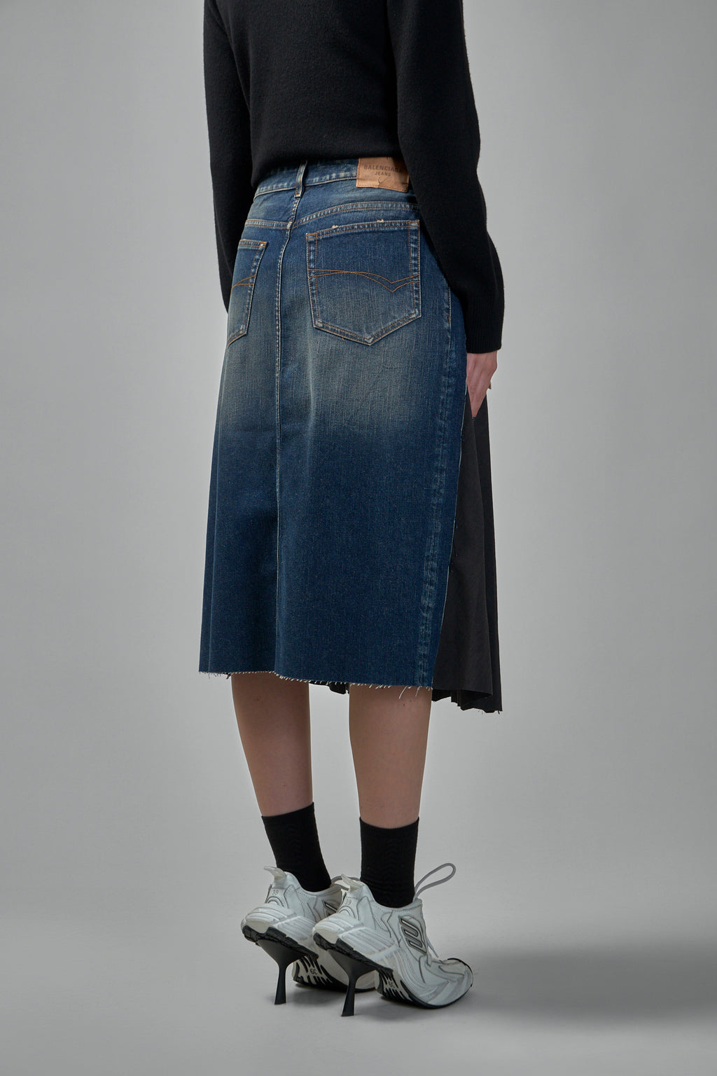 Hybrid Pleated Skirt