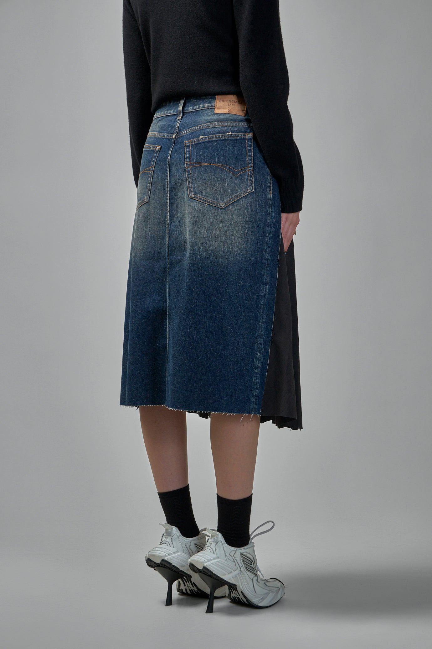 Hybrid Pleated Skirt