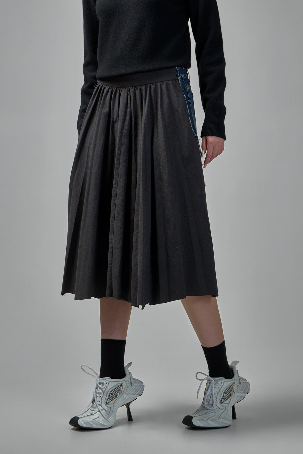 Hybrid Pleated Skirt