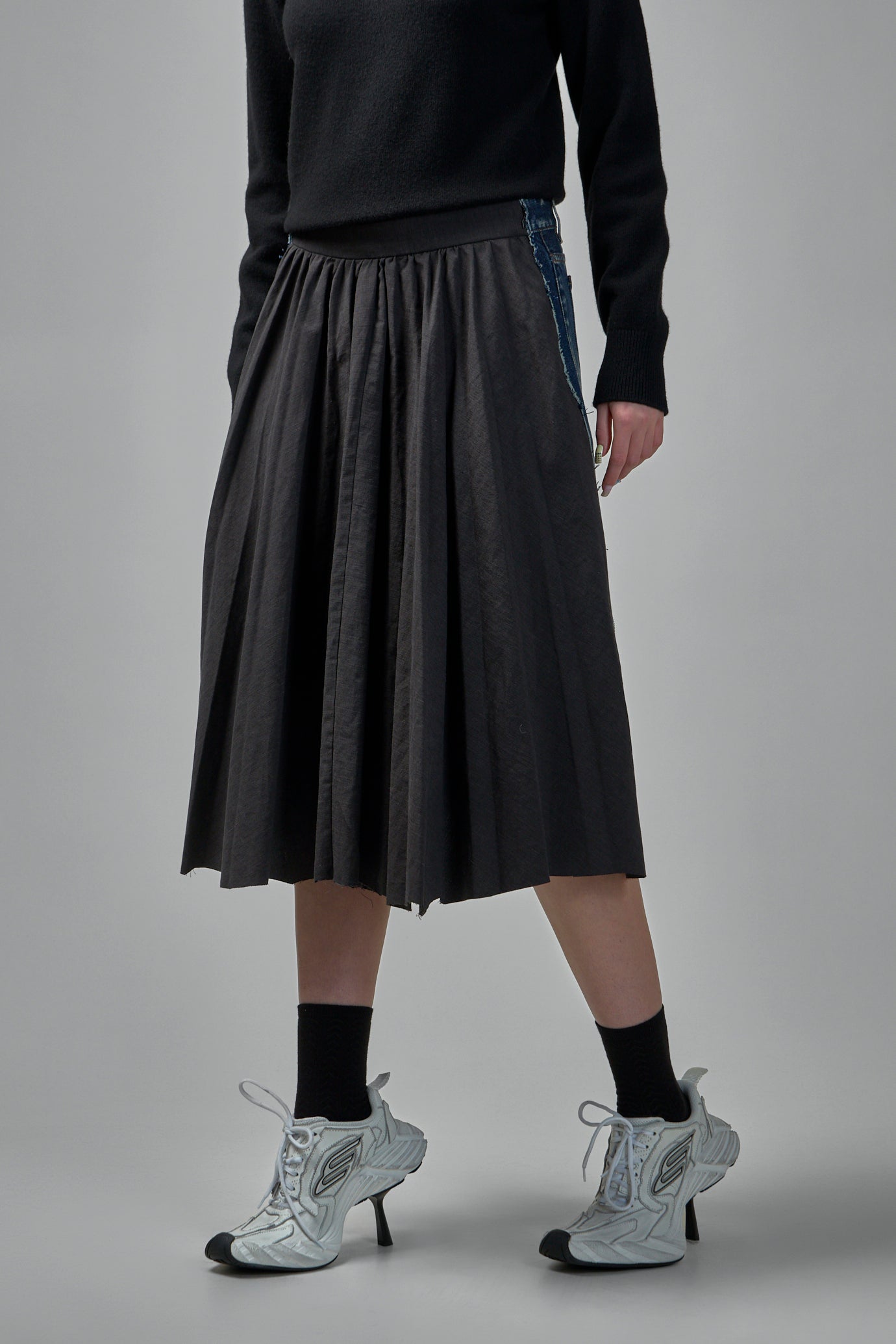 Hybrid Pleated Skirt