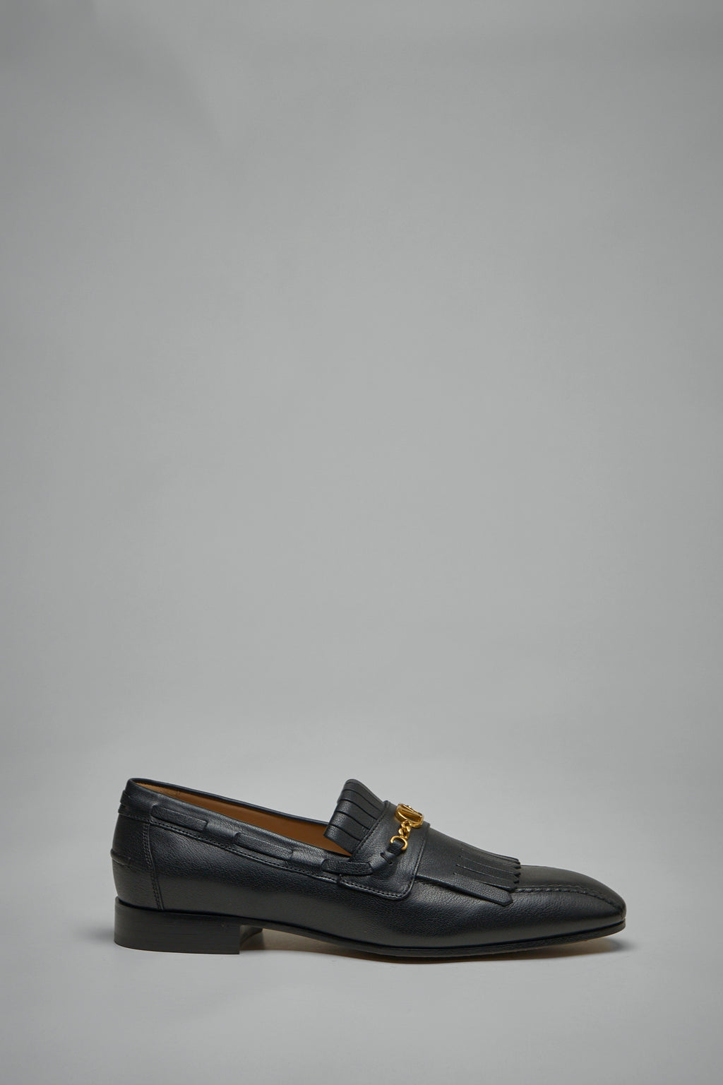 VLogo Signature Kidskin Loafer with Fringes