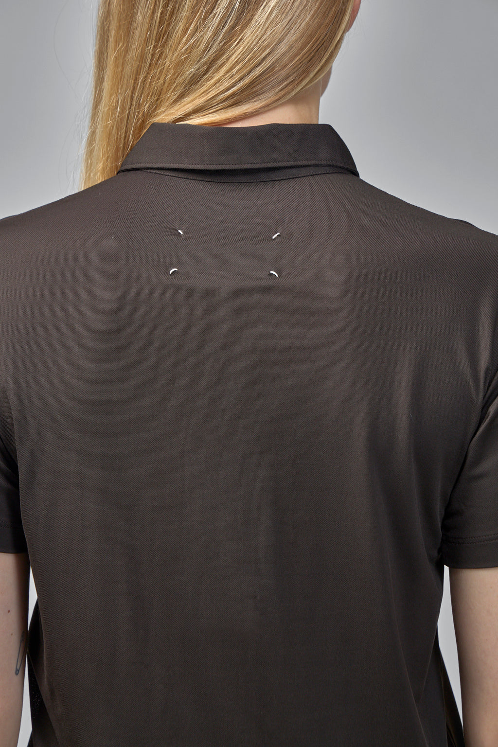 Short Sleeved Buttoned Polo Shirt