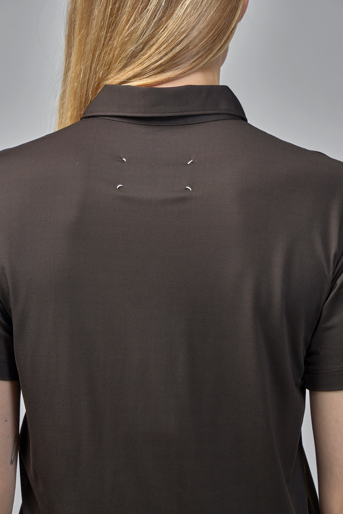 Short Sleeved Buttoned Polo Shirt