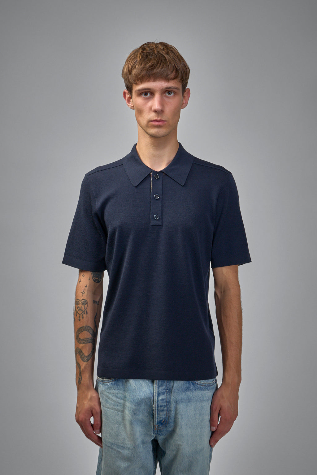 Wool Polo Shirt