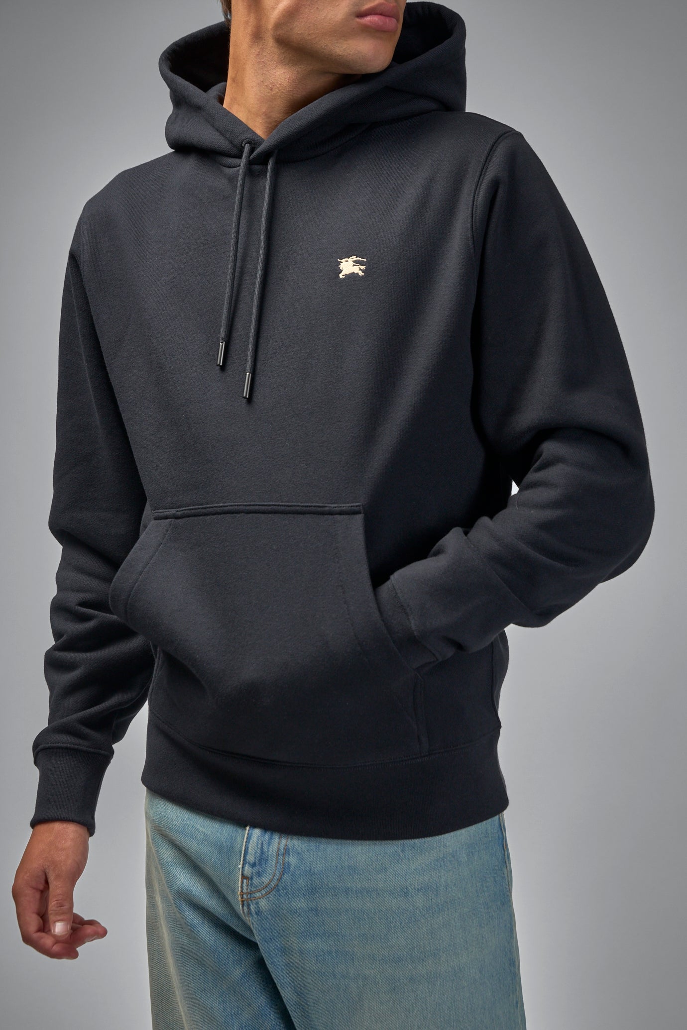 Knight Stamp Cotton Hoodie