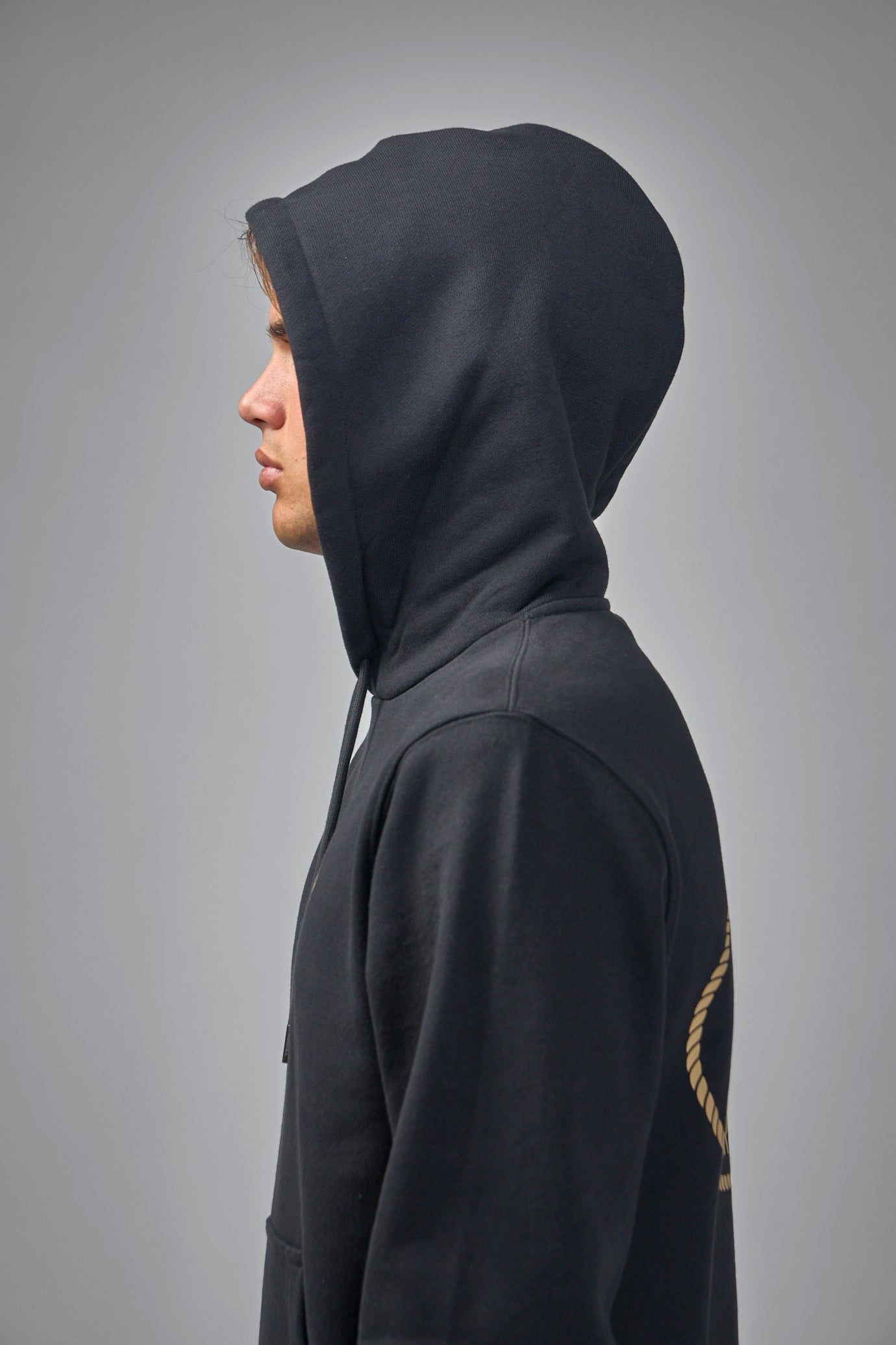 Knight Stamp Cotton Hoodie