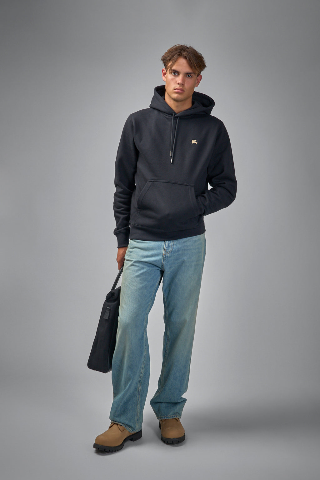 Knight Stamp Cotton Hoodie