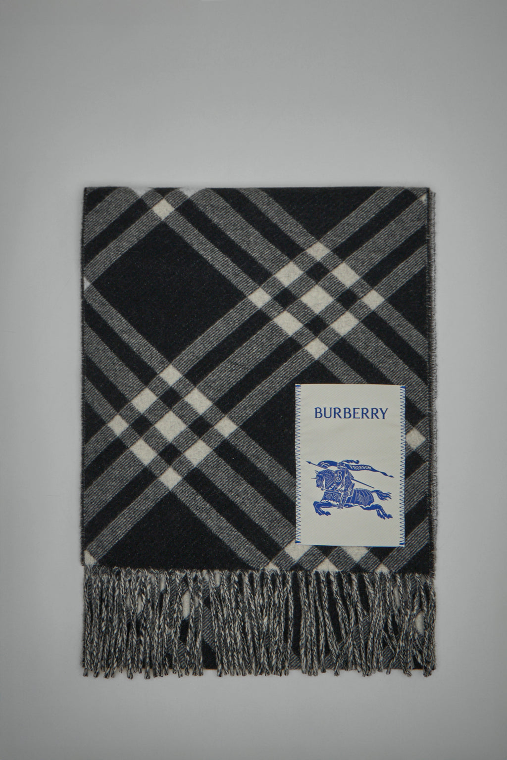 Check Cashmere Scarf