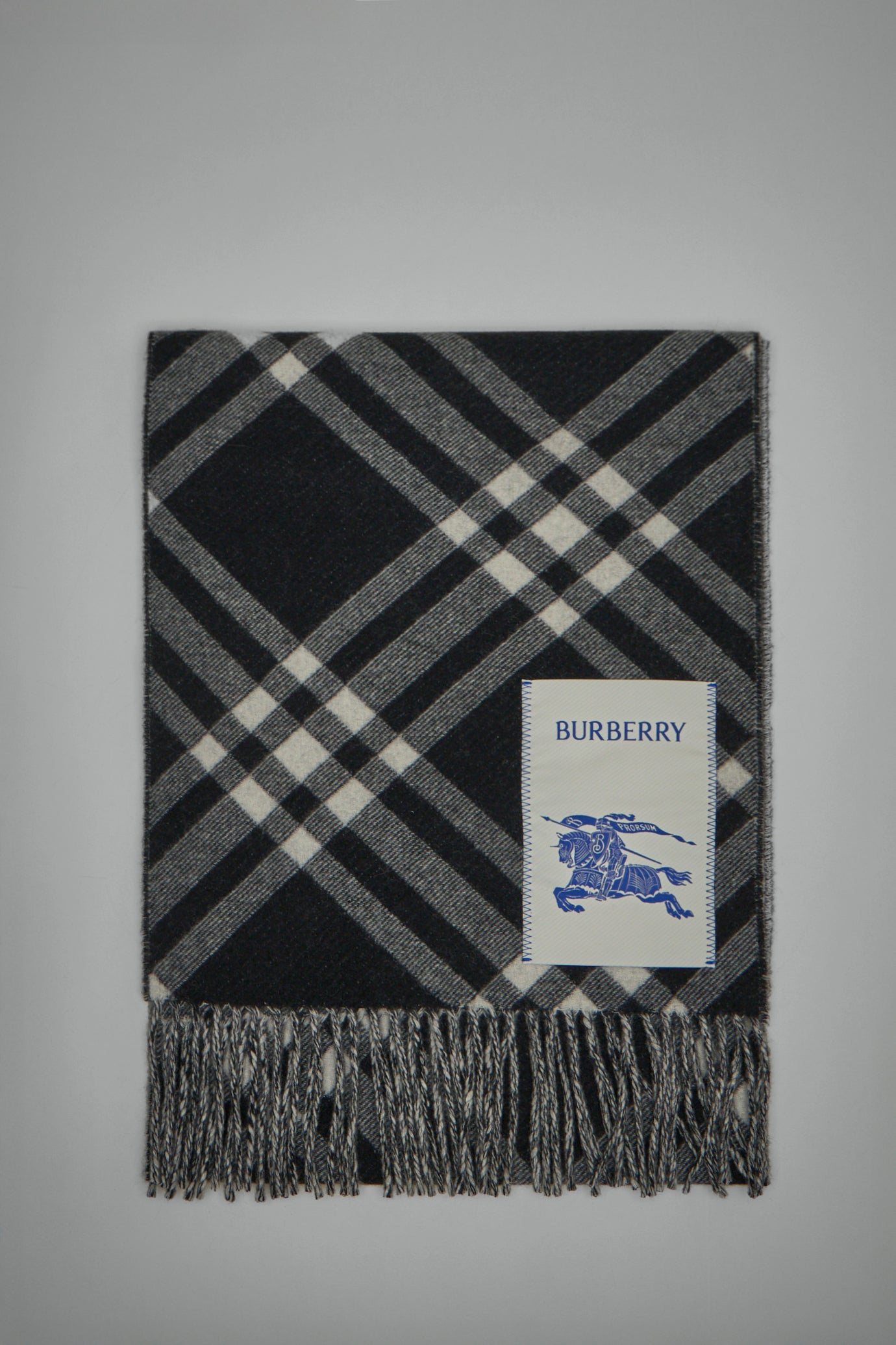Check Cashmere Scarf