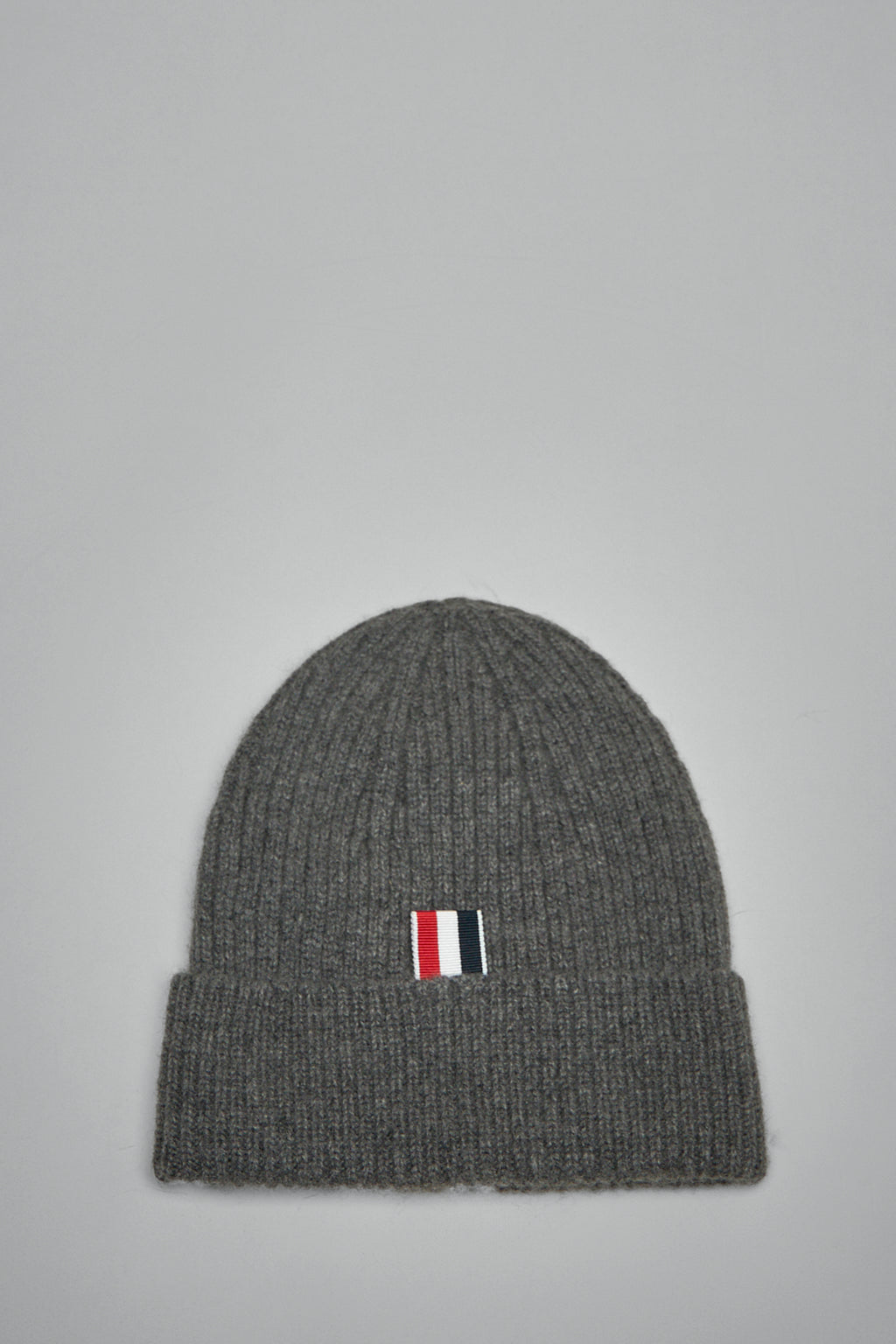 Rib Hat W/ 4 Bar Stripe In Cashmere