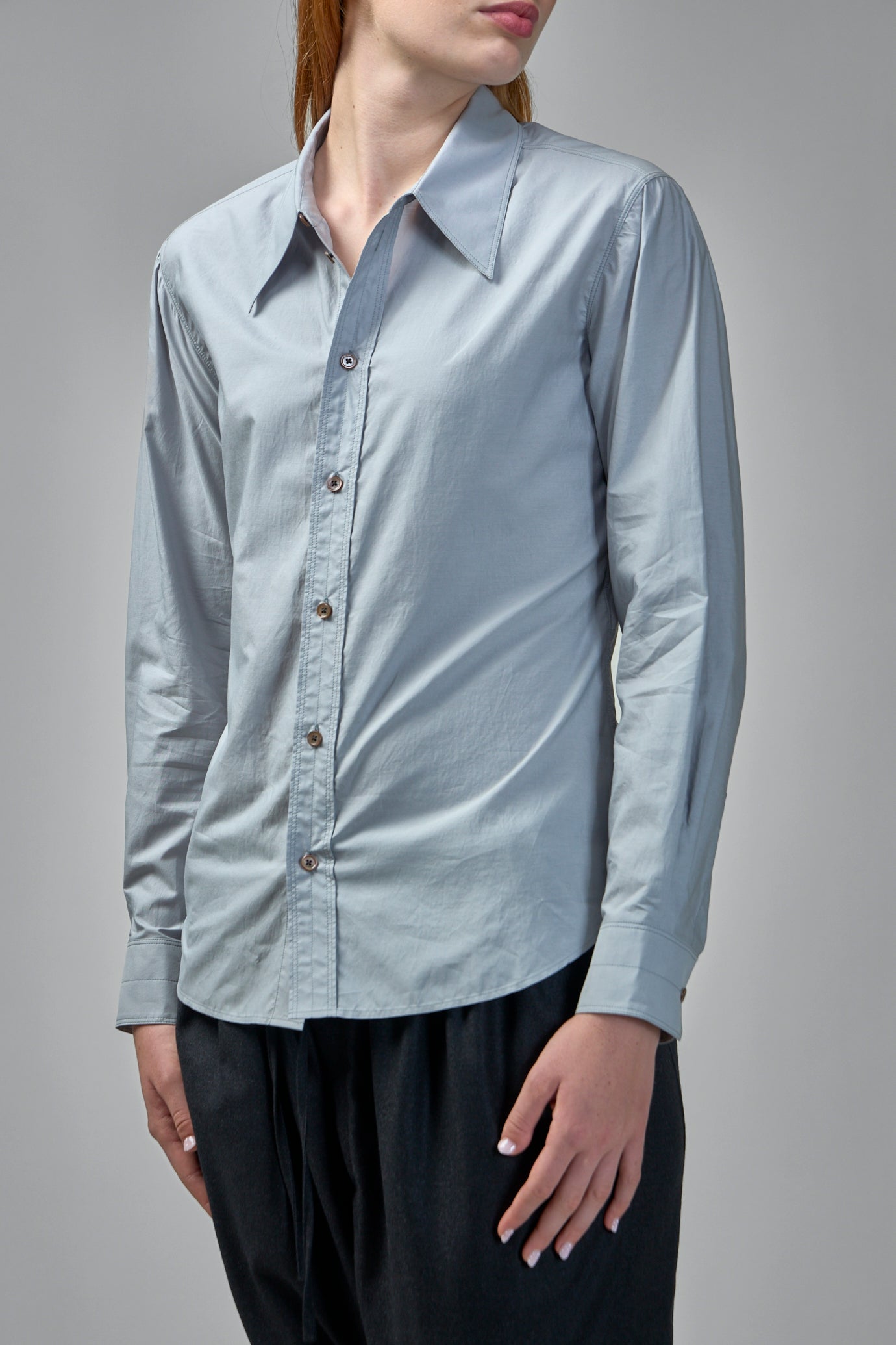 Pointed Collar Shirt